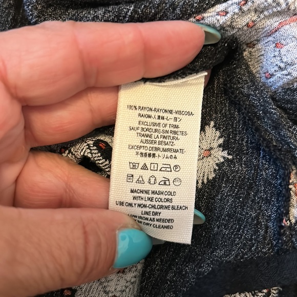 Free People Tree Swing Tunic Raven Combo - Picture 8 of 8